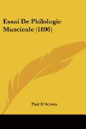 Essai De Philologie Muscicale (1896)