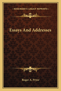 Essays And Addresses