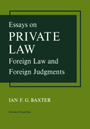 Essays on Private Law: Foreign Law and Foreign Judgments