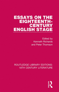 Essays on the Eighteenth-Century English Stage