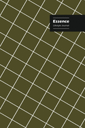 Essence Lifestyle Journal, Creative Write-in Notebook, Dotted Lines, Wide Ruled, Medium Size (A5) 6 x 9 Inch (Beige)