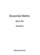 Essential Maths 8H Answers - Rayner, David, and White, Michael