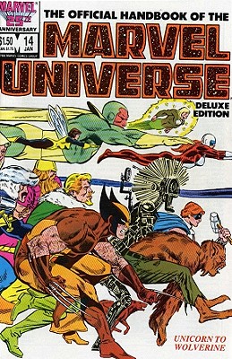 Essential Official Handbook Of The Marvel Universe - Deluxe Edition Volume 3 - Gruenwald, Mark (Text by), and Sanderson, Peter (Text by), and Brown, Eliot R. (Illustrator)
