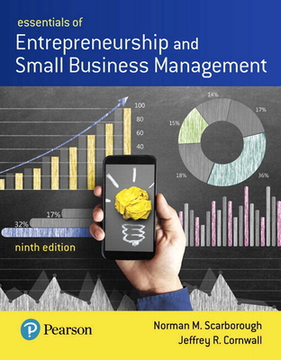 Essentials of Entrepreneurship and Small Business Plus 2019 Mylab Entrepreneurship with Pearson Etext -- Access Card Package - Scarborough, Norman, and Cornwall, Jeffrey