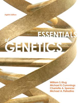 Essentials of Genetics Plus MasteringGenetics with eText -- Access Card Package -- Access Card Package - Klug, William S., and Cummings, Michael R., and Spencer, Charlotte A.