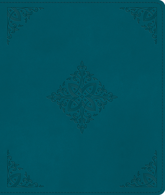 ESV Journaling Bible (Trutone, Deep Teal, Fleur-De-Lis Design) - 