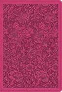ESV Large Print Compact Bible, Red Letter (Trutone, Berry, Floral Design)