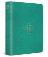 ESV Single Column Journaling Bible (Trutone, Teal, Resplendent Cross Design)