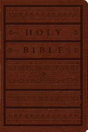 ESV Single Column Personal Size Bible (Trutone, Brown, Engraved Mantel Design)