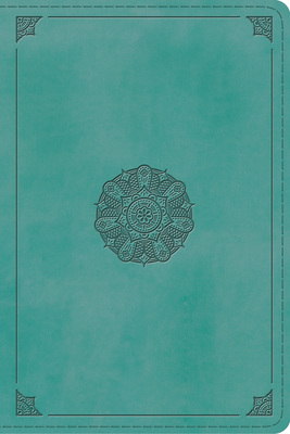 ESV Study Bible, Personal Size (Trutone, Turquoise, Emblem Design) - Crossway Bibles (Translated by)