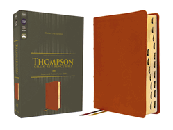 Esv, Thompson Chain-Reference Bible, Genuine Leather, Calfskin, Tan, Red Letter