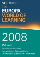 Europa World of Learning 2008 Volume 1