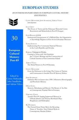 European Cultural Memory Post-89 - Mithander, Conny (Volume editor), and Sundholm, John (Volume editor), and Velicu, Adrian (Volume editor)