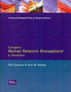 European Human Resource Management in Transition.