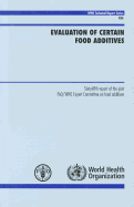 Evaluation of Certain Food Additives