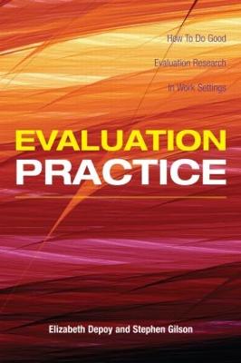 Evaluation Practice: How To Do Good Evaluation Research In Work Settings - Depoy, Elizabeth, and Gilson, Stephen French