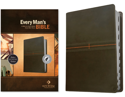Every Man's Bible NLT (Leatherlike, East-West Grey, Indexed) - Tyndale (Creator), and Arterburn, Stephen (Notes by), and Merrill, Dean (Notes by)