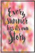 Every Summer Has Its Own Story: Small Internet Address Username and Password Logbook 120 Pages of 6*9 Inches for the Easy Way to Remember and Keep Your Password Safe in One Place.