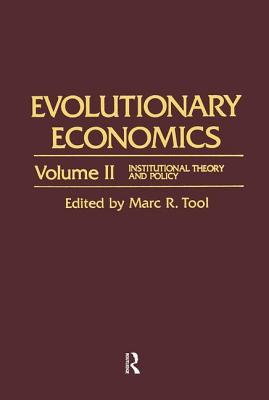 Evolutionary Economics - Tool, Marc R