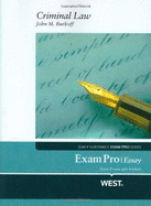 Exam Pro Essay on Criminal Law