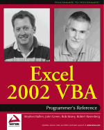 Excel 2002 VBA: Programmers Reference