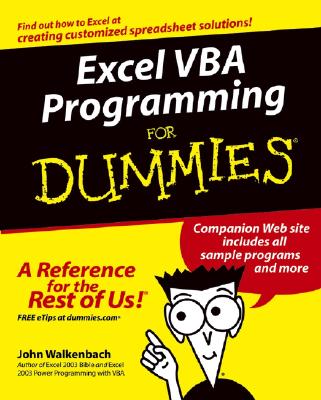 Excel VBA Programming for Dummies - Walkenbach, John