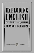 Exploding English: Criticism, Theory, Culture