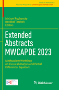 Extended Abstracts MWCAPDE 2023: Methusalem Workshop on Classical Analysis and Partial Differential Equations