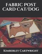 Fabric Post Card Cat/Dog