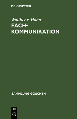 Fachkommunikation - Hahn, Walther V