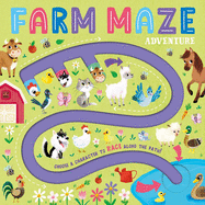 Farm Maze Adventure: Maze Book for Kids