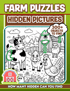 Farm Puzzles Hidden Pictures: 300+ objects to find can you find the hidden heart, egg, hat, slice of pie?