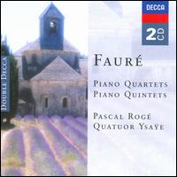 Faur: Piano Quartets; Piano Quintets - Guillaume Sutre (violin); Marc Coppey (cello); Miguel da Silva (viola); Pascal Rog (piano); Quatuor Ysae