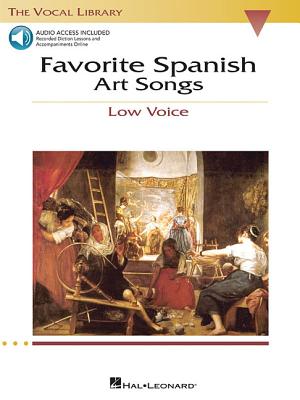 Favorite Spanish Art Songs Book/Online Audio - Walters, Richard