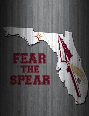 Fear The Spear: College Ruled Blank Lined Notebook for School - 108 pages - 8.5 x 11 inches - Sports Themed Notebooks