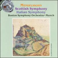 Felix Mendelssohn: Symphony No. 3 In A Minor, Op. 56/Symphony No. 4 In A Major, Op. 90 - Boston Symphony Orchestra; Charles Mnch (conductor)