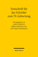 Festschrift Fur Jan Schroder Zum 70. Geburtstag