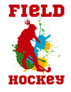 Field Hockey: Girls Field Hockey White Background College Ruled 110 Page 8.5" X 11" Notebook