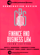 Finance and Business Law - Schroeder, Betty, Ph.D.
