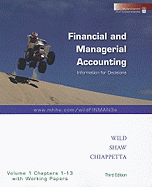 Financial and Managerial Accounting, Volume 1: Chapters 1-13 - Wild, John J, and Shaw, Ken W, and Chiappetta, Barbara (Read by)