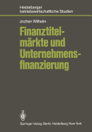 Finanztitelmrkte Und Unternehmensfinanzierung