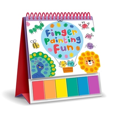 Finger Painting Fun: Easel Coloring Book with 6 Paints - Igloobooks