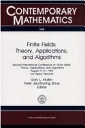 Finite Fields: Theory, Applications, and Algorithms - Mullen, Gary L