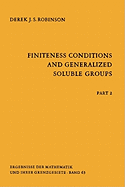 Finiteness Conditions and Generalized Soluble Groups: Part 2