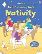 First Colouring Book Nativity + stickers