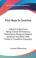 First Steps In Assyrian: A Book For Beginners; Being A Series Of Historical, Mythological, Religious, Magical, Epistolary And Other Texts Printed In Cuneiform Characters