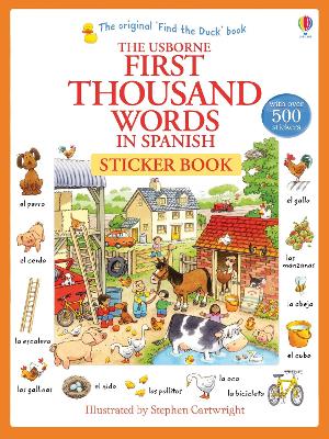 First Thousand Words in Spanish Sticker Book - Amery, Heather