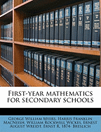 First-Year Mathematics for Secondary Schools