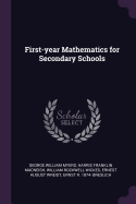 First-Year Mathematics for Secondary Schools