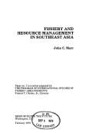 Fishery and Resources Management in South East Asia - Marr, John C, and Marranca, Bonnie